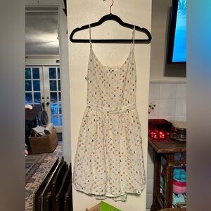 JOIE Silk Bee Print Tank Dress size Medium